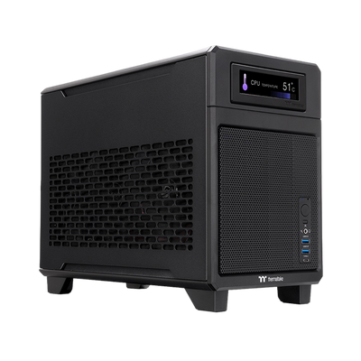 Thermaltake TR100 M-ITX Mini Tower PC Case Black - CA-11A-00S1NN-00