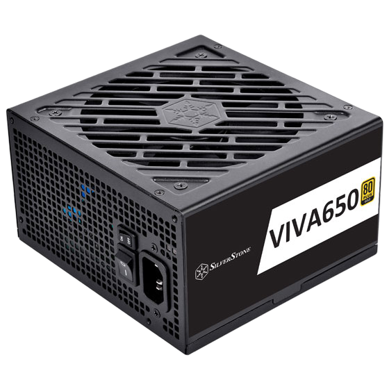 SilverStone VA650-G VIVA 650W 80 Plus Gold ATX Power Supply - SST-VA650-G