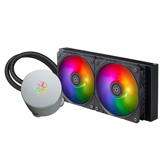 SilverStone IM240-ARGB IceMyst 240 All-in-One Liquid Cooler with ARGB Lighting - SST-IM240-ARGB