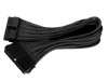 SilverStone PP07-MBB Motherboard 24Pin to 24Pin Sleeved Power Extension Cable - Black - SST-PP07-MBB