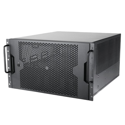 SilverStone RM61-312 6U 12 Bay Rackmount Casing equipped with dual PSU compatibility - SST-RM61-312