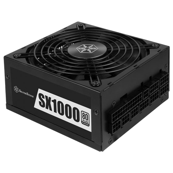 SilverStone SX1000-LPT Platinum 80 Plus Platinum 1000W Fully Modular Power Supply - SST-SX1000-LPT