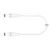 J5create USB-C® 60W Liquid Silicone Fast Charging Cable (Pure White) - JUCX17W - 4712795087901