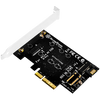 SilverStone ECM20 Dual M2 to PCI-E X4 and SATA 6G Adapter Card - SST-ECM20