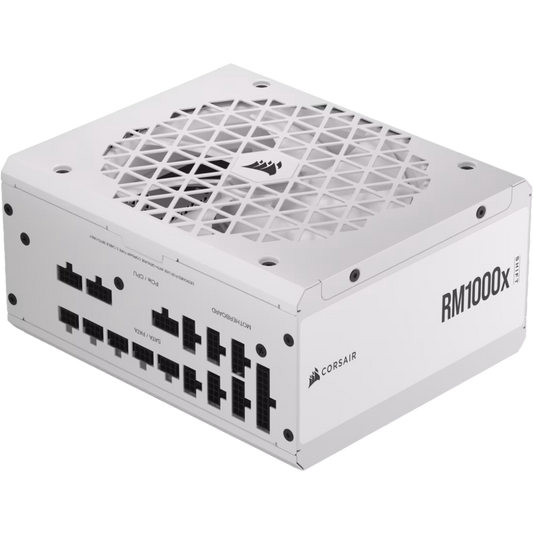 Corsair RM1000x SHIFT 80 PLUS Gold Fully Modular ATX Power Supply - White - 84000666859