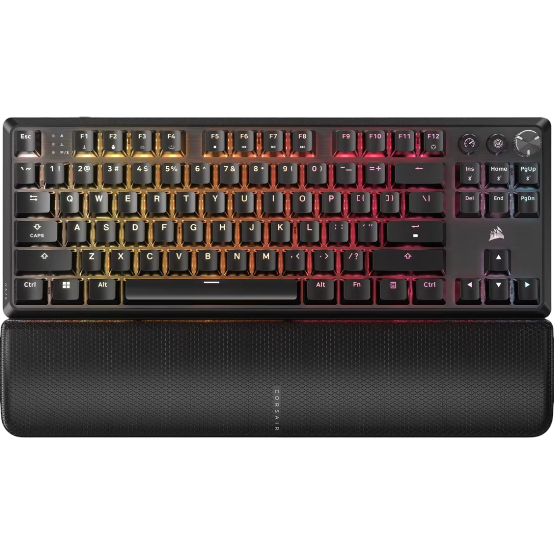 Corsair K70 Core TKL Wireless RGB Mechanical Gaming Keyboard Corsair MLX Red v2 Linear Switches - 840006678939
