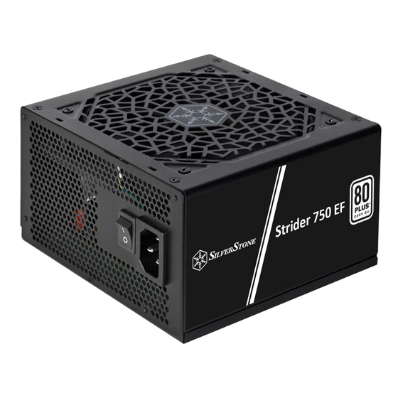 SilverStone Strider ST750-EF 750W 80 Plus Gold ATX Power Supply - SST-ST750-EF