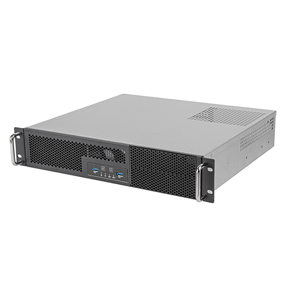 SilverStone RM23-502-MINI Drive Bay Micro ATX 2U Rackmount Case - SST-RM23-502-MINI