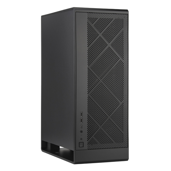 SilverStone ALG1MB ALG1MW Micro-ATX Tower Case - Black - SST-ALG1MB