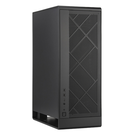 SilverStone ALG1MB ALG1MW Micro-ATX Tower Case - Black - SST-ALG1MB