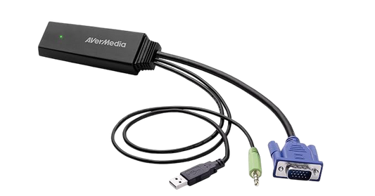 Avermedia Video Converter ET110 Convert VGA Signals to HDMI Format Cable Adapter - ET110
