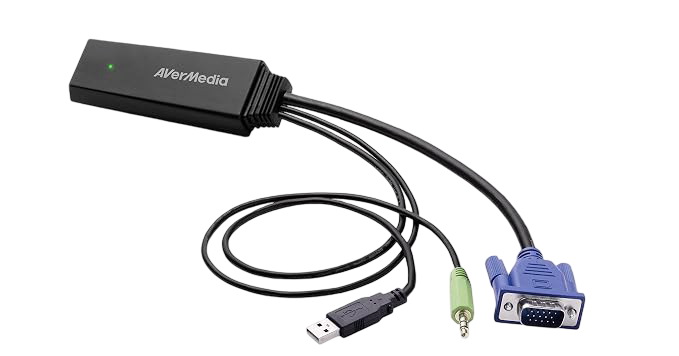 Avermedia Video Converter ET110 Convert VGA Signals to HDMI Format Cable Adapter - 4710710677268