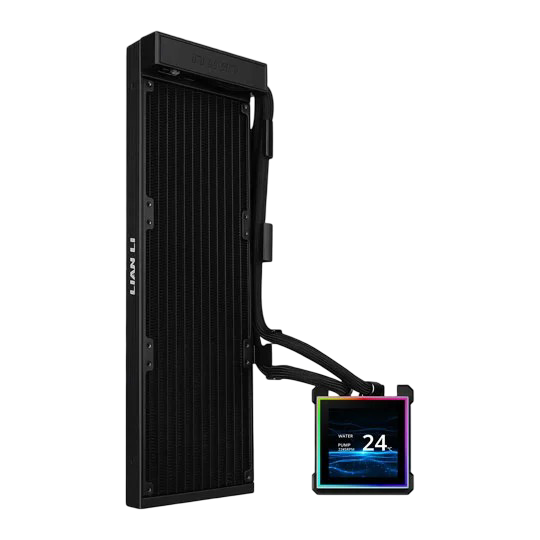 Lian Li Hydroshift II LCD-S 360N All-in-One Fanless CPU Cooler with LCD Display Black - 4718466021403