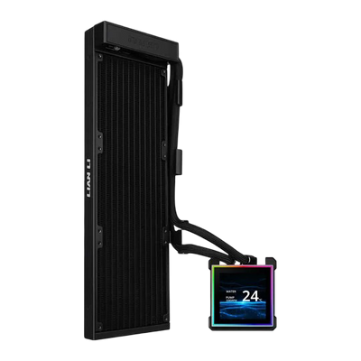 Lian Li Hydroshift II LCD-S 360N All-in-One Fanless CPU Cooler with LCD Display Black - 4718466021403