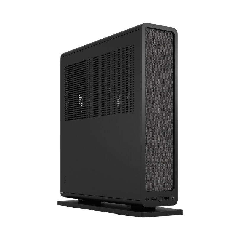 Fractal Design Ridge Mini-ITX Slim Small Form Factor PC Case - Black - FDRIDGEITXBLK