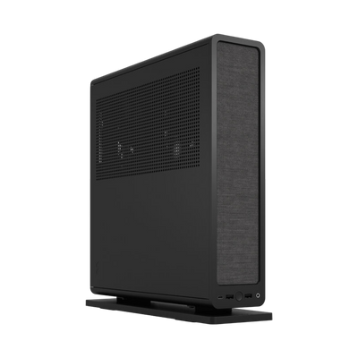 Fractal Design Ridge Mini-ITX Slim Small Form Factor PC Case - Black - FDRIDGEITXBLK