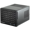 SilverStone SG13B Ultra Compact Mini-ITX Computer Case with USB 3.0 Mesh Front Panel Black - SST-SG13B