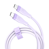 J5create USB-C® 60W Liquid Silicone Fast Charging Cable (Lilac Purple) - JUCX17P - 4712795087932