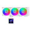 Lian Li HydroShift II LCD-S 360CL All-in-One CPU Liquid Cooler with IPS LCD Display White - 4718466021397