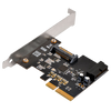 SilverStone ECU04-E USB 3.1 Gen2 PCIe Card with Internal 19pin Connector and Pericom Redriver - SST-ECU04-E