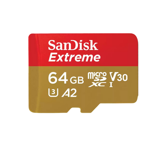 SanDisk Extreme microSD Card SQXAH 64GB - 619659193416