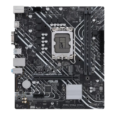 ASUS Prime H610M-K D4 Intel LGA 1700 Micro ATX DDR4 Motherboard - 4711081565505