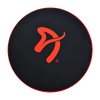 Arozzi Zona Round Floor Pad Black and Red - AZ-ZONA-PAD-BR