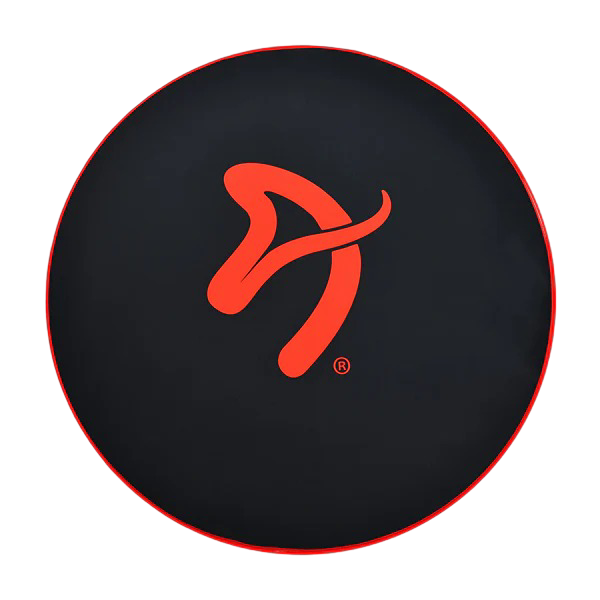 Arozzi Zona Round Floor Pad Black and Red - AZ-ZONA-PAD-BR