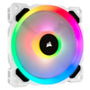 Corsair LL120 RGB 120mm Dual Light Loop White RGB LED PWM Fan Single Pack - 840006605577