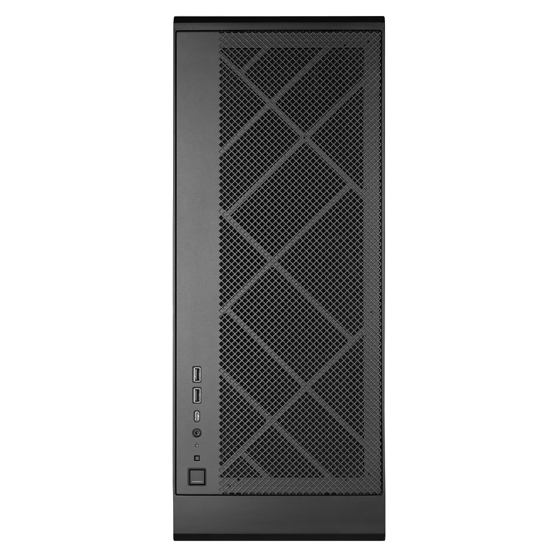 SilverStone ALG1MB ALG1MW Micro-ATX Tower Case - Black - SST-ALG1MB