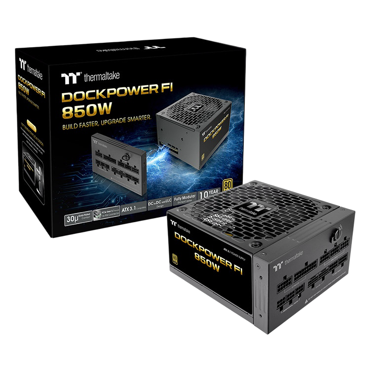 THERMALTAKE DOCKPOWER FI 850W 80+ GOLD Power Supply Unit - 84048031097