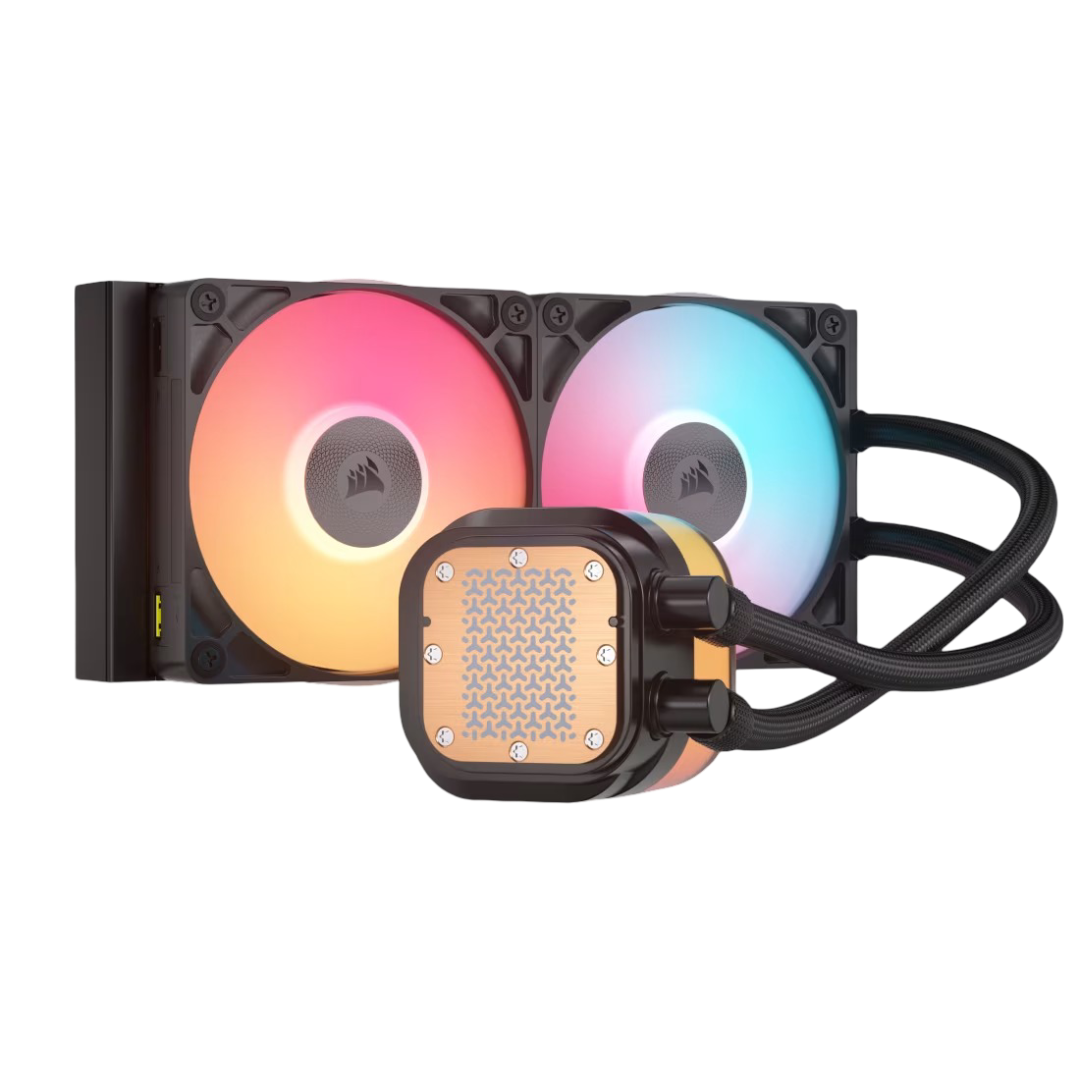 Corsair iCUE LINK TITAN 240 RX LCD Liquid CPU Cooler - Black - 840440482949