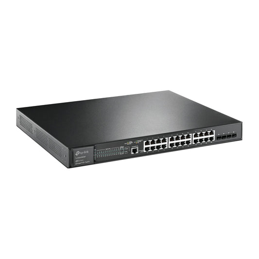 TP-Link TL-SG3428XMP JetStream 24-Port and 4-Port 10GE SFP+ L2+ Managed Switch with 24-Port PoE+ - 6935364030773