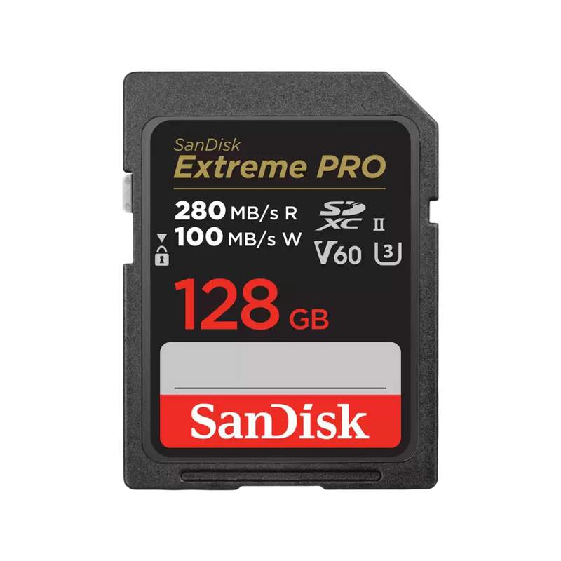 SanDisk Extreme Pro microSD Card V60 UHS-II  128GB - 619659202132