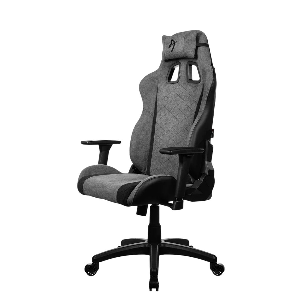 Arozzi Avanti Soft Fabric Gaming Chair - Ash - AVANTI-SFB-ASH
