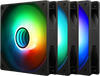 Thermalright TL-C12B-S V3 X3 ARGB 120mm Case Fan - Black 3 Pack - TL-C12B-S V3 X3