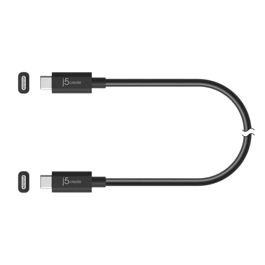 J5create Full-Featured USB-C® Cable (USB4® Gen 3) - JUC28L08, transfer rate 40Gbps, max current 100W (20V/5A) - 4712795086980