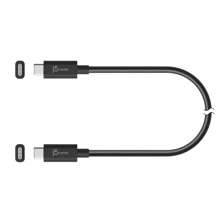 J5create Full-Featured USB-C® Cable (USB4® Gen 3) - JUC28L08, transfer rate 40Gbps, max current 100W (20V/5A) - 4712795086980