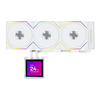 Lian Li Hydroshift II LCD-S 360TL All-in-One CPU Liquid Cooler with LCD Display White - 4718466021373