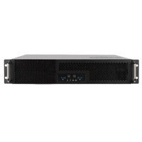 SilverStone RM23-502 2U dual 5.25" drive bay rackmount industrial storage server ATX Casing with USB 3.1 Gen1 interface - SST-RM23-502