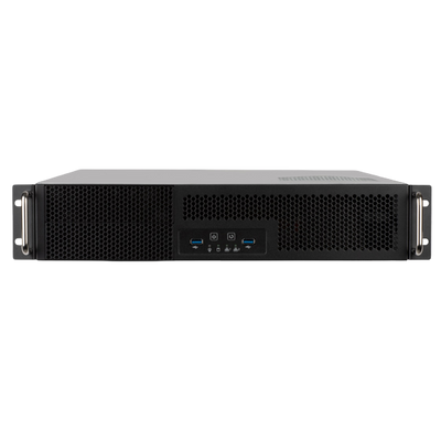 SilverStone RM23-502 2U dual 5.25" drive bay rackmount industrial storage server ATX Casing with USB 3.1 Gen1 interface - SST-RM23-502