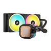 Corsair iCUE LINK H100i QX120 RGB Fans 240mm Radiator RGB AIO Liquid CPU Cooler - Black - 840006665816