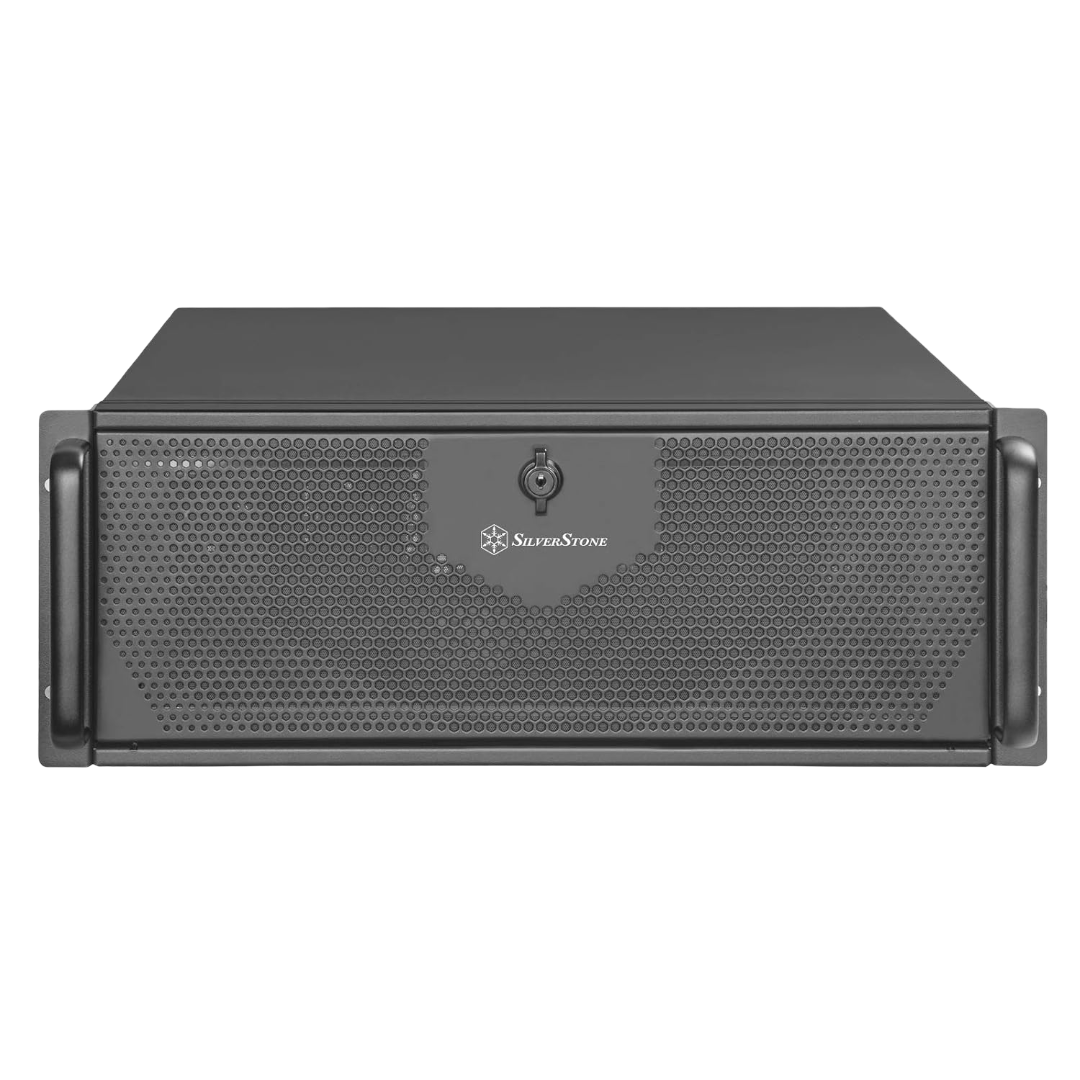 SilverStone RM42-502 4U Metal EATX Rackmount Server Casing With Liquid Cooling Compatibility - SST-RM42-502