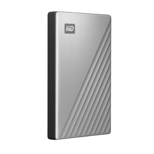Western Digital My Passport Ultra for Mac Portable HDD - Silver - USB-C - 5TB - Transfer Rate up to 5Gb/s - 718037871561