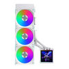 Lian Li HydroShift II LCD-S 360CL All-in-One CPU Liquid Cooler with IPS LCD Display White - 4718466021397