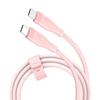 J5create USB-C® 60W Liquid Silicone Fast Charging Cable (Misty Rose) - JUCX17R - 4712795087925