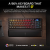 Corsair Vanguard 96 Mechanical Wired Gaming Keyboard Black MLX Plasma Switches - 840440492368