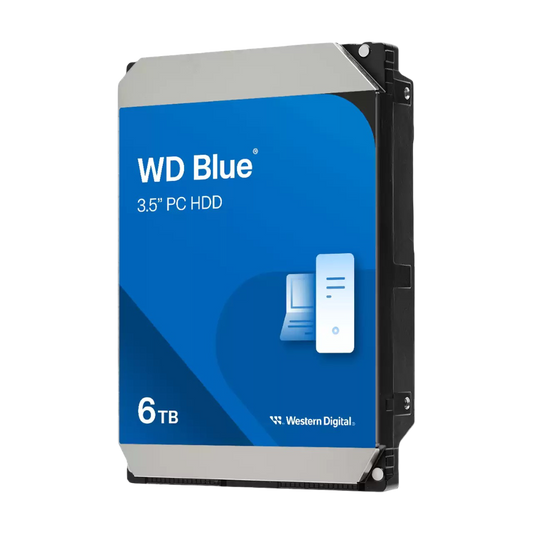 WD Blue 3.5" 6TB PC Desktop HDD 256MB 5400RPM SATA - WD60EZAX