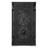 SilverStone FAH1MB-PRO Micro-ATX Tower case with ARGB lighting Tempered Glass - Black  - SST-FAH1MB-PRO