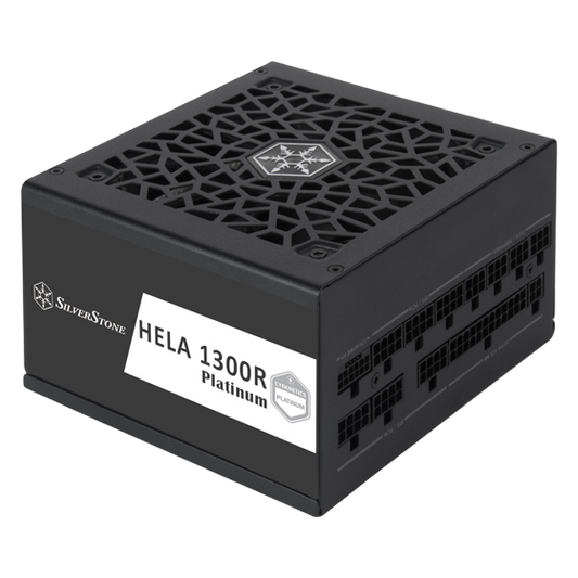 SilverStone HA1300R-PM HELA 1300R Platinum ATX 3.0 PCIe Gen 5 Fully Modular Power Supply - SST-HA1300R-PM